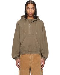 Isabel Marant - Khaki Yanis Hoodie - Lyst