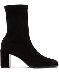 Christian Louboutin - Stretchadoxa Suede Ankle Boots 70 - Lyst