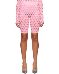Maisie Wilen - Perforated Shorts - Lyst