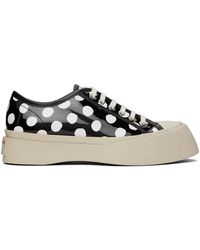 Marni - Baskets pablo noir et blanc - Lyst