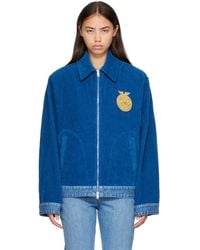 Stella McCartney - Corduroy Panel Denim Jacket - Lyst