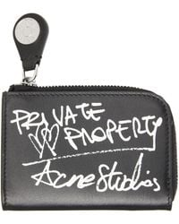 Acne Studios - Compact Zip Wallet - Lyst
