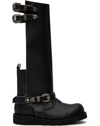 ANDERSSON BELL - Heather Cutout Leather Boots - Lyst