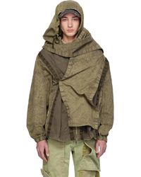 Y. Project - Khaki Velcro Cargo Jacket - Lyst