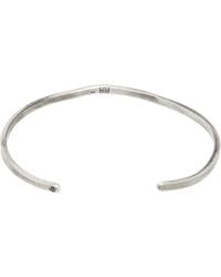 Title Of Work - Beaten Bar Ruby Cuff Bracelet - Lyst