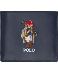 Polo Ralph Lauren - Polo Bear Leather Billfold Wallet - Lyst