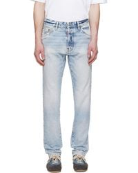 DSquared² - Light Diagonale Wash Teddy Jeans - Lyst
