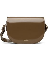 A.P.C. - Khaki 'Le B Side' Small Bag - Lyst