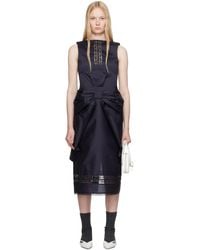 ShuShu/Tong - Big Bow Midi Dress - Lyst