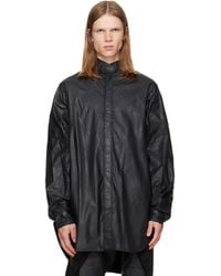 Julius - Coated Big Shirt - Lyst