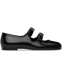 Sandy Liang - Ssense Exclusive Mj Double Strap Ballerina Flats - Lyst