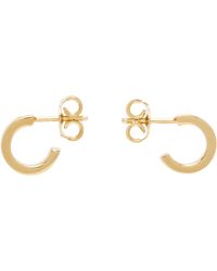 MM6 by Maison Martin Margiela - Numeric Minimal Signature フープピアス - Lyst