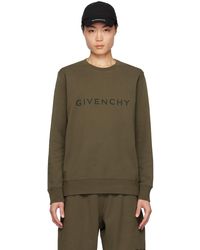 Givenchy - カーキ スリムフィット スウェットシャツ - Lyst