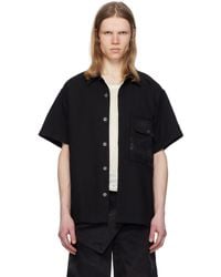 JiyongKim - Sun-Bleached Patch Pocket Shirt - Lyst