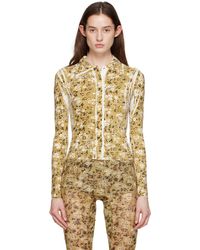 KNWLS - Chemise chk jaune - Lyst