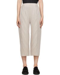 Pleats Please Issey Miyake Synthetic Thicker Bottoms 2 Pant In ...