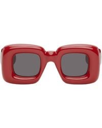 Loewe - Inflated Rectangular Sunglasses - Lyst