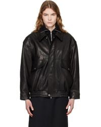 DUNST - Oversized Vintage Leather Jacket - Lyst