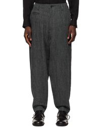 Yohji Yamamoto - Pantalon gris à poche pour monnaie - pour homme - Lyst