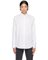DSquared² - White Dropped Shoulder Shirt - Lyst