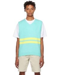 Stussy Recycled Nylon Liner Vest in Green for Men | Lyst