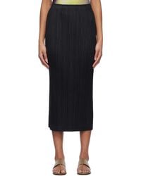 Pleats Please Issey Miyake - Thicker Bottoms 1 Midi Skirt - Lyst