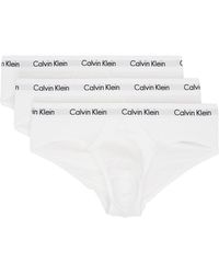 Calvin Klein - ホワイト ヒップ ブリーフ 3枚セット - Lyst
