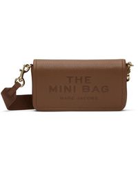 Marc Jacobs - タン 'The Leather Mini' バッグ - Lyst