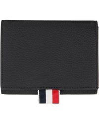 Thom Browne - Soft Pebble Grain Trifold Wallet - Lyst