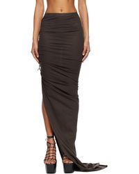 Rick Owens - Concordians Soft Edfu Maxi Skirt - Lyst