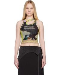 OTTOLINGER - Ssense Exclusive Mesh Tank Top - Lyst