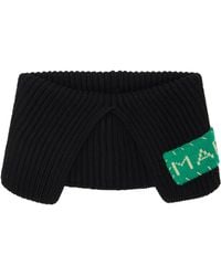 Marni - Fisherman Rib Wool Pullover Scarf - Lyst