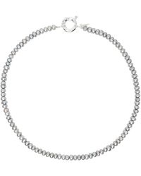 PEARL OCTOPUSS.Y - Ssense Exclusive Pearl Necklace - Lyst