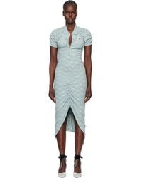 Vivienne Westwood - Printed Piquet Pulling Midi Dress - Lyst