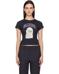 Ganni - Poodle Baby Fit T-Shirt - Lyst