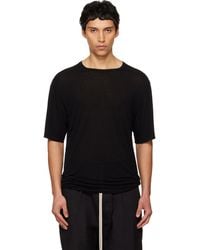 Rick Owens - Temple Brad Silk T-shirt - Lyst