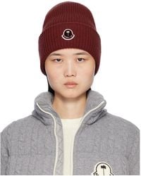Moncler Genius Moncler X Willow Smith Wool Beanie in Black | Lyst UK