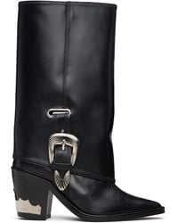Toga - Western Style Tall Boots - Lyst