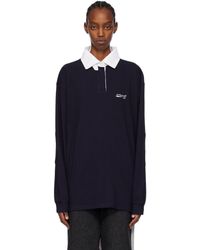 Pushbutton - Oversized Long Sleeve Polo - Lyst