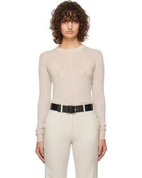 JOSEPH - Cashair Round Neck Sweater - Lyst