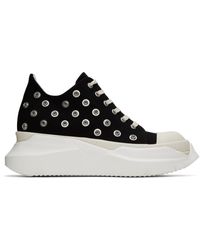 Rick Owens - Baskets basses abstract noires - Lyst