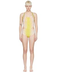 Chet Lo - Ssense Exclusive Sunrise One-Piece Swimsuit - Lyst