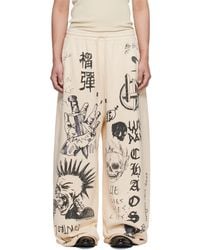 Lu'u Dan - Off- Raw-Cut Bontan Sweatpants - Lyst
