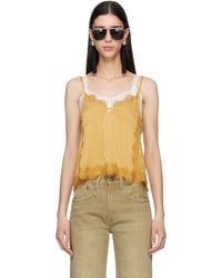 R13 - Lace Trimmed Camisole - Lyst