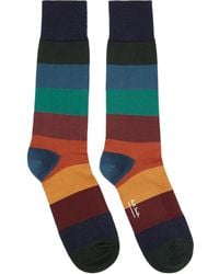 Paul Smith Multicolour Ian Stripe Socks