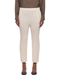 Pleats Please Issey Miyake - Monthly Color July Trousers - Lyst