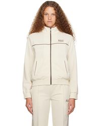 Sporty & Rich - Ssense Exclusive Off-white Track Jacket - Lyst