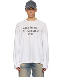 Acne Studios - Off- Logo T-Shirt - Lyst