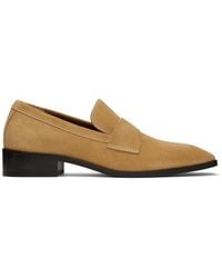 Wales Bonner - Beige Suede Loafers - Lyst