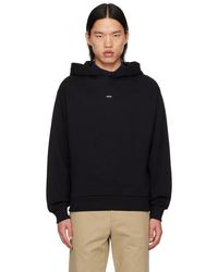 A.P.C. - Boxy Printed Micro Logo Hoodie - Lyst